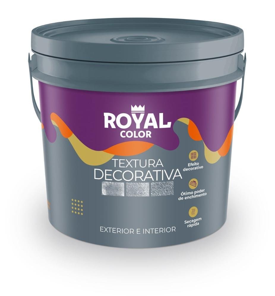 Textura Rustica Acrílica 23kg Branca Royal Color