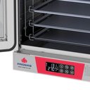 Ver imagem 5 de Forno Turbo Elétrico Progás Prp-008 Plus Vermelho 8 Esteiras com Vapor 220v P45080