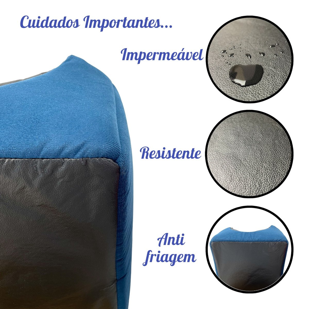 Cama Toca Iglu 3 em 1 Suede Cachorro e Gato Frio Quente Pet Tamanho G - Azul - 7