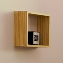 Ver imagem 1 de Nicho para Sala de Estar Decorativo 100% Mdf Decor Marrom Amêndoa