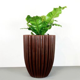 Vaso Redondo Cacau 32 X 46 Cm Vasart 09 - Antique Rusty - 1