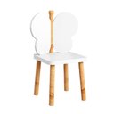 Ver imagem 4 de Conjunto Mesinha Infantil e Duas Cadeirinhas Hora de Brincar - Natural/branco