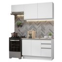 Ver imagem 3 de Armário de Cozinha Compacta 180cm Branco Glamy Madesa 09