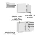 Ver imagem 5 de Armário de Cozinha Compacta 180cm Branco Glamy Madesa 09