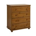 Ver imagem 1 de Comoda em Madeira Francesca 014 04 Gavetas - (imbúia Claro Fosco)