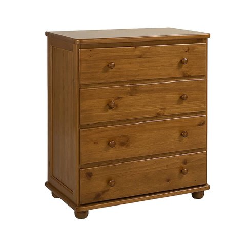 Comoda em Madeira Francesca 014 04 Gavetas - (imbúia Claro Fosco)