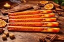 Ver imagem 2 de Kit 6 Incensos Hem Laranja e Canela Aroma Relaxante Aromático