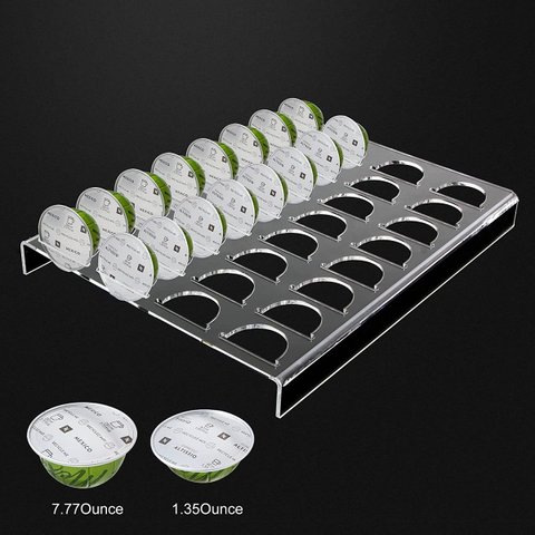 Suporte Em Acrílico Para Capsulas Nespresso 32 Capsulas em pé