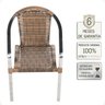 Conjunto Cadeiras Maresia Mesa Borda Trama Central Jaridm Piscina Varanda Realize Decor - 3