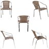 Conjunto Cadeiras Maresia Mesa Borda Trama Central Jaridm Piscina Varanda Realize Decor - 5