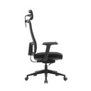 Ver imagem 4 de Cadeira de Escritório Presidente Encosto de Cabeça e Lombar Cor:preto