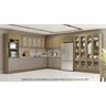 Armário de Cozinha Modulada Completa de Canto 19 Peças 3,10x4,18m 301 Botanic Kappesberg - 1