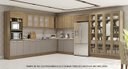 Ver imagem 1 de Armário de Cozinha Modulada Completa de Canto 19 Peças 3,10x4,18m 301 Botanic Kappesberg