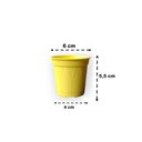 Ver imagem 4 de Kit 11 Vasinhos Suculenta Colorido Mini Vaso Plástico Flor Decoração.