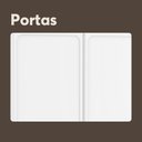 Ver imagem 5 de Armário de Aço 3 Portas 1 Vidro Branco Bella Bertolini