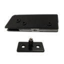 Ver imagem 1 de Dobradiça inferior + pivô para porta pivotante de vidro temperado blindex - Preto