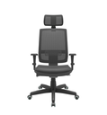 Ver imagem 1 de Cadeira de Escritório Presidente Brizza Braço 3d Autocompensador Revestimento Couro Ecológico- Plaxm