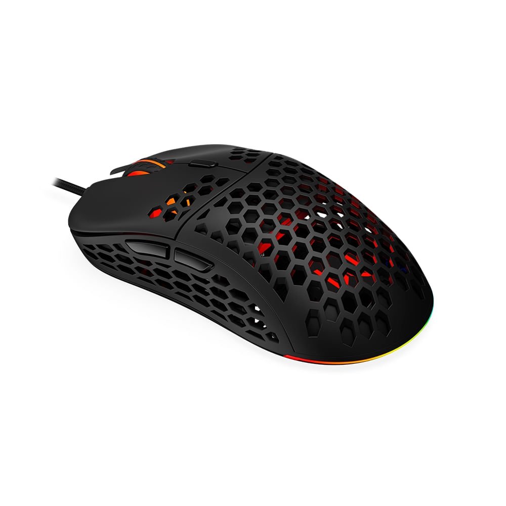DREVO Falcon RGB Gaming Mouse - 70g Lightweight Honeycomb Design, 16000DPI PixArt Sensor
