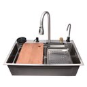 Ver imagem 4 de Cuba Inox Cromada Pia Cozinha Gourmet Luxo 75x46cm