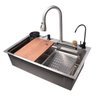 Cuba Inox Cromada Pia Cozinha Gourmet Luxo 75x46cm - 3