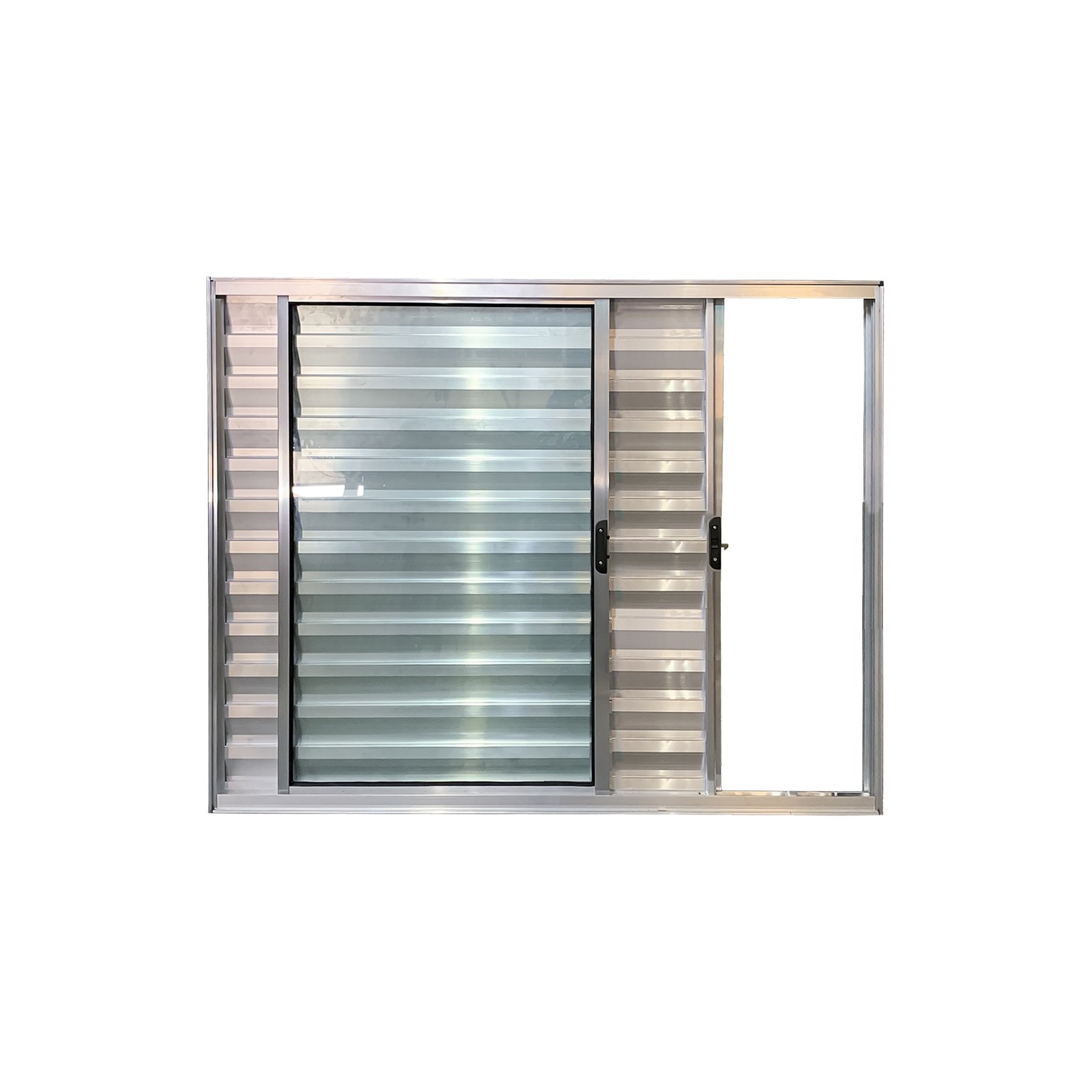 Veneziana 3 Folhas Brilhante 100x100 Linha 18 Esmeralda