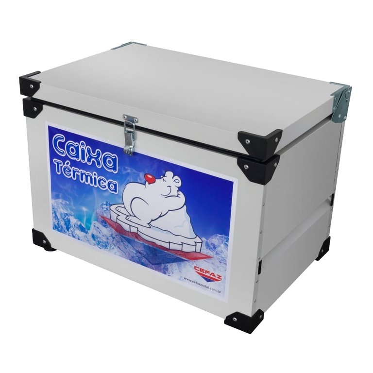 Caixa Termica Ctg-500 446l Interno Galvanizado Branco - Cefaz Caixa Termica Ctg-500 446l Interno Galvanizado Branco - Cefaz