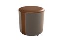 Ver imagem 1 de Puff Decorativo Sala Descando Copenhage Premium Veludo Capuccino Matrix