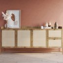 Ver imagem 5 de Balcão Buffet 183cm com Pés de Metálicos Oslo - Hanover