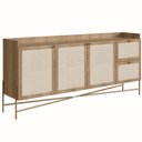 Ver imagem 1 de Balcão Buffet 183cm com Pés de Metálicos Oslo - Hanover