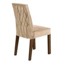 Ver mais imagens de Conjunto Sala de Jantar Madesa Rafaela Mesa Tampo de Vidro com 6 Cadeiras - Rustic/branco/imperial