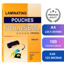 Ver imagem 7 de Kit Plastificadora Laminadora 220v e Polaseal A4 0,05 100und