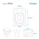 Ver imagem 4 de Assento Sanitário Ibiza Pêssego para Vaso Incepa
