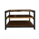 Ver imagem 3 de Banco Sapateira Ferro E Madeira Organizar Sapatos Imbuia