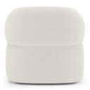 Ver mais imagens de Kit 02 Poltronas Orgânicas Giratória Living Glee Bouclê Off White - Desk Design