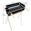 Ver imagem 5 de Churrasqueira Para Espetinhos Espeteira Móvel + Grelha