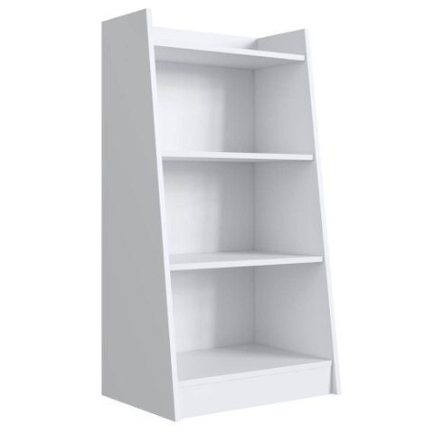 Estante Multiuso 4 Prateleiras Branca Montessoriana Brinquedos Lavanderia Garagem Art In Móveis