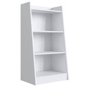 Ver imagem 1 de Estante Multiuso 4 Prateleiras Branca Montessoriana Brinquedos Lavanderia Garagem Art In Móveis