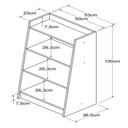 Ver imagem 3 de Estante Multiuso 4 Prateleiras Branca Montessoriana Brinquedos Lavanderia Garagem Art In Móveis