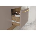 Ver imagem 4 de Balcão de Cozinha Modulado Botanic M624 c/ 2 Portas e 3 Gavetas Nogueira/Verde Oliva - Kappesberg