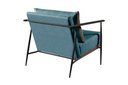 Ver imagem 3 de Poltrona Decorativa Linho Azul Aura