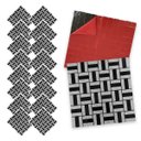 Ver imagem 1 de Pastilha de Vidro Kit 16 Uni Adesiva Parede Cozinha Lavabo Sala Decorativa Moderna Requintado Reform