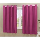 Ver imagem 1 de Cortina Daily Varão 1,5m Blackout PVC 2,20MX1,30m Rosa Casa Scarpa