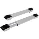 Ver imagem 1 de Suporte Carrinho Base Rodinhas Ajustável Geladeira Armário Máquina Lavar Móveis Reforçado Lava-louça