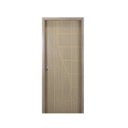 Ver imagem 1 de Kit Porta de Madeira Decorada 215x74cm com Batente de MDF Ultra 10cm Cantareira MGM Marrom/Carvalho