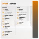 Ver imagem 4 de Cama Box King Size Preto + Colchão San Francisco Ortopédico Espuma D33 193x203x54cm