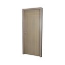Ver imagem 2 de Kit Porta de Madeira Decorada 215x94cm com Batente de MDF Ultra 10cm Mantiqueira MGM Marrom/Carvalho