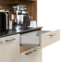 Ver imagem 6 de Kit Cozinha 120cm com Balcão e Aéreo Ripado Coral Off White