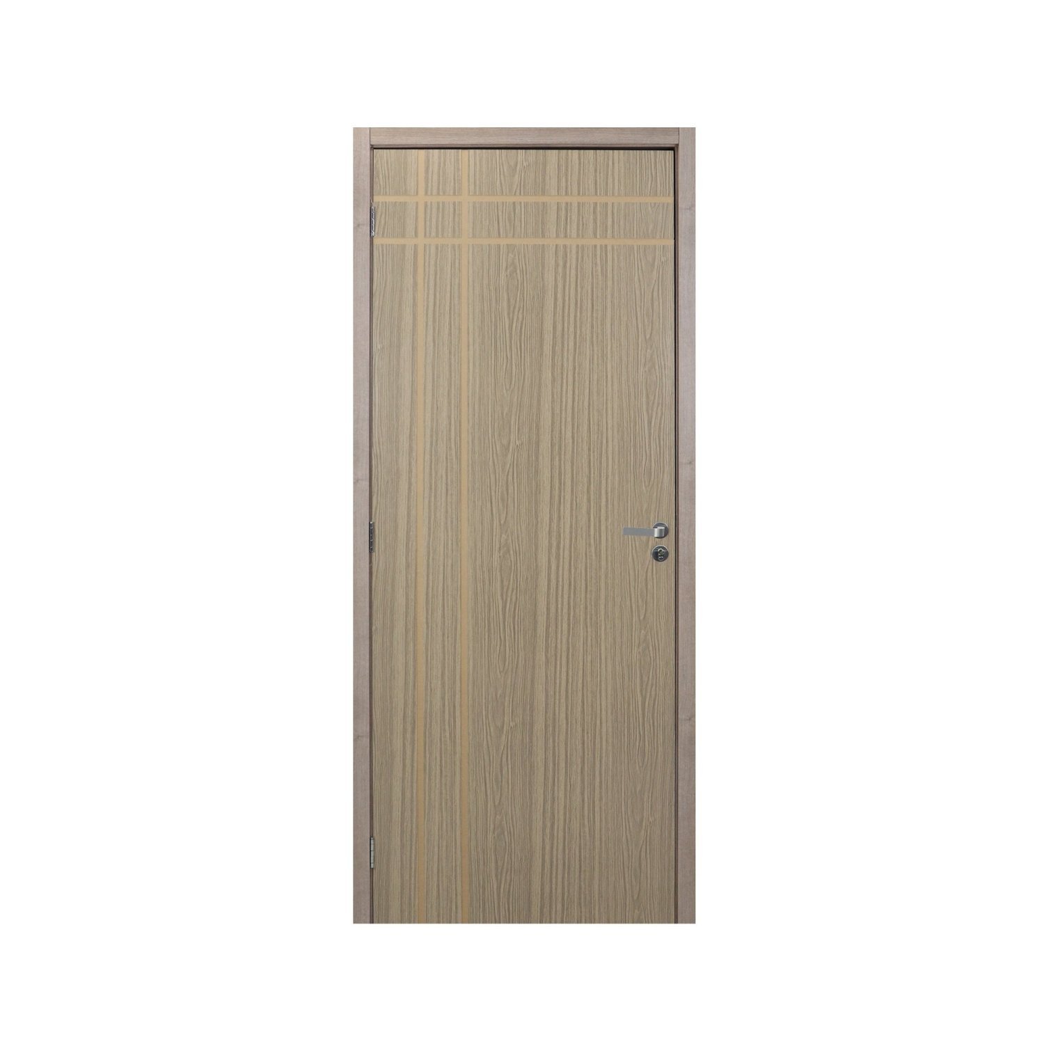 Kit Porta de Madeira Decorada 215x84cm com Batente de MDF Ultra 10cm Mantiqueira MGM - 3