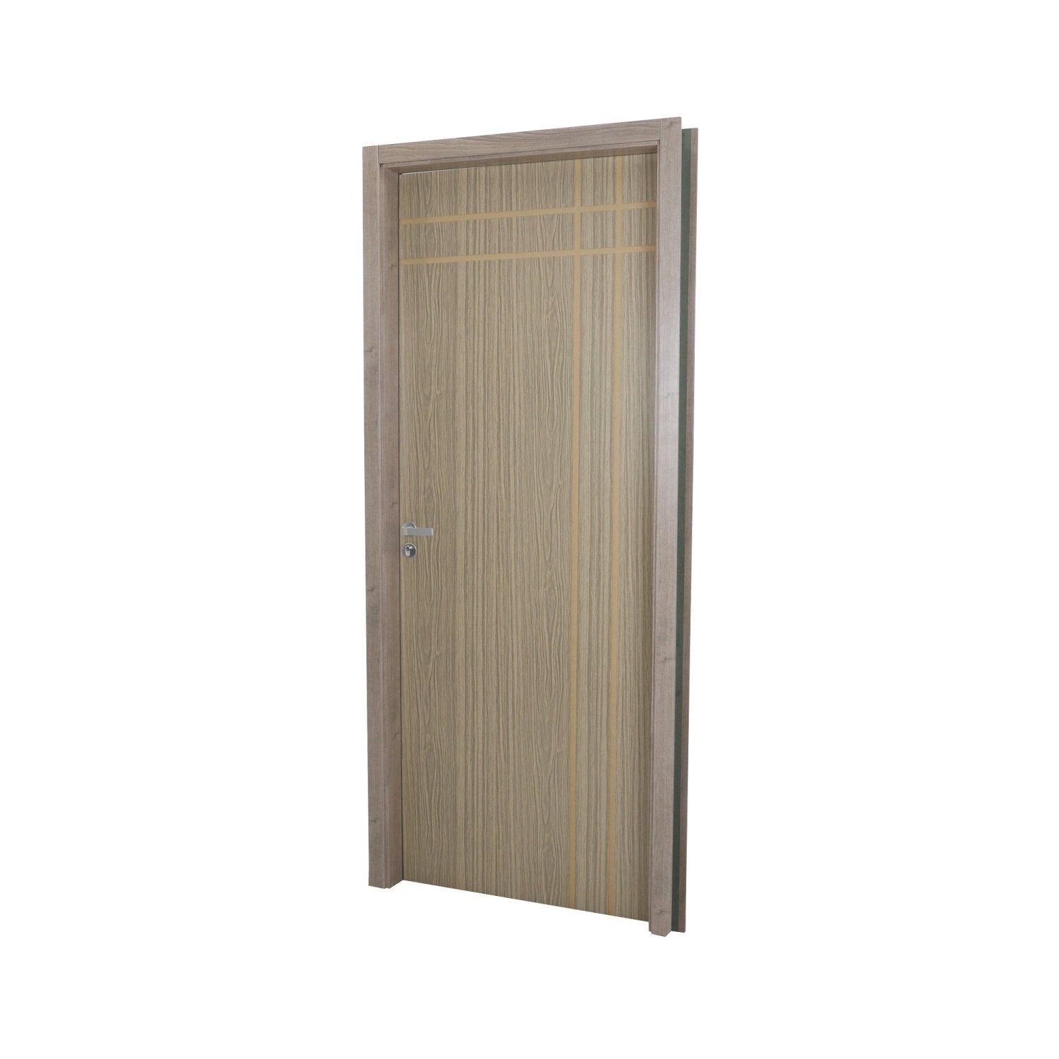 Kit Porta de Madeira Decorada 215x84cm com Batente de MDF Ultra 10cm Mantiqueira MGM - 2