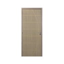 Ver imagem 3 de Kit Porta de Madeira Decorada 215x94cm com Batente de MDF Ultra 10cm Neblina MGM Marrom/Carvalho Alp
